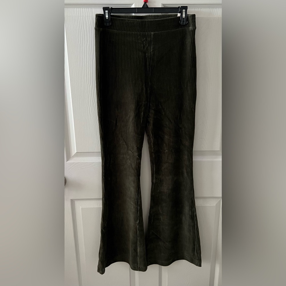 Aerie High-Rise Flare Ribbed Pants/Leggings